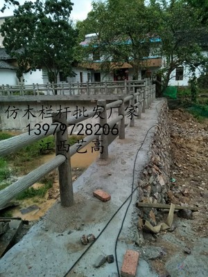 新農村建設中的高效選擇 仿木護欄與弱電工程在河道堤壩池塘水庫施工效果圖解析